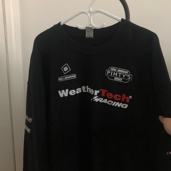 Sweaters - Black vintage racing crewneck (XL)